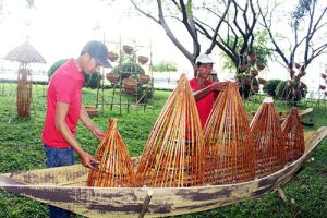 Mang “hồn quê” vào đường hoa Xuân