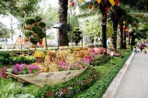 ​Đường hoa Nguyễn Văn Trị và Hội hoa xuân Trấn Biên kéo dài thời gian phục vụ