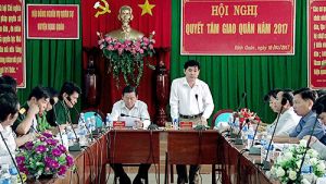 Quyết tâm hoàn thành chỉ tiêu giao quân năm 2017