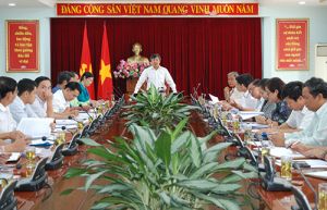 Giao ban công tác Dân vận quý I-2017