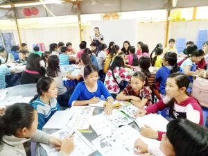 Lớp học miễn phí cho con công nhân