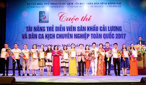 Bế mạc cuộc thi tài năng trẻ diễn viên sân khấu cải lương và dân ca kịch