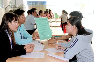 Nhộn nhịp tuyển dụng lao động đầu năm