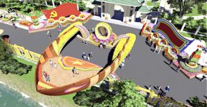 Đường hoa Trấn Biên 2015: Điểm đến hấp dẫn trong dịp tết