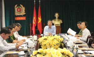 Chuẩn bị kỷ niệm 70 năm Ngày truyền thống công an nhân dân