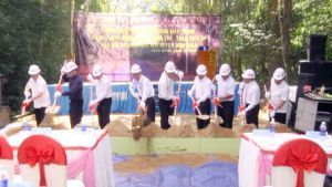 Khởi công nâng cấp tuyến giao thông và đường điện vào Khu du lịch Thác Mai