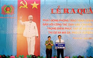 Phát động phong trào Toàn dân bảo vệ an ninh Tổ quốc