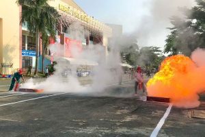 TP.Biên Hòa tổ chức hội thao kiểm tra nghiệp vụ chữa cháy và cứu nạn, cứu hộ