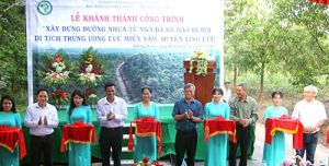 Khánh thành tuyến đường vào Di tích Trung ương Cục miền Nam