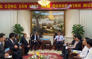 Chủ tịch UBND tỉnh Cao Tiến Dũng tiếp đoàn Hiệp hội doanh nghiệp Nhật Bản tại thành phố Hồ Chí Minh