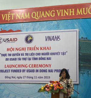 Hội nghị triển khai Dự án thực thi quyền và trị liệu cho người khuyết tật (DIRECT) tại tỉnh Đồng Nai