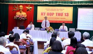 Khai mạc Kỳ họp thứ 13, HĐND tỉnh khóa IX: Cơ bản các chỉ tiêu hoàn thành.