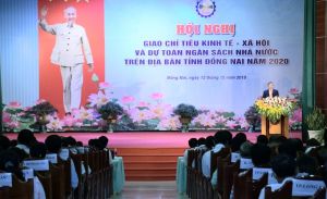 Giao chỉ tiêu kinh tế - xã hội, dự toán ngân sách năm 2020