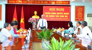 Tỉnh ủy triển khai công tác cán bộ