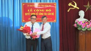 Ông Nguyễn Kim Long giữ chức Chánh văn phòng UBND tỉnh