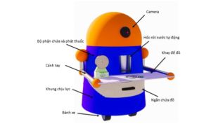 Học sinh “chế” robot, chia sẻ áp lực cho bác sĩ
