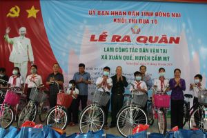 Ra quân làm công tác dân vận chào mừng Đại hội Đảng bộ tỉnh lần XI nhiệm kỳ 2020-2025