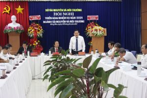 Ngành Tài nguyên môi trường triển khai nhiệm vụ năm 2021