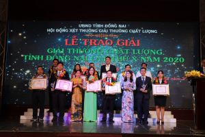 Đồng Nai có 2 doanh nghiệp đạt Giải vàng Chất lượng quốc gia năm 2020