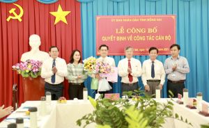 Ông Trần Trọng Toàn được bổ nhiệm làm Phó giám đốc Sở Tài nguyên - môi trường