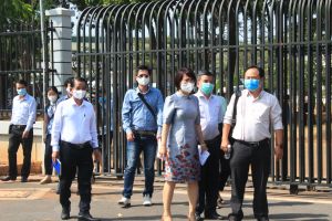 Tổ chức diễn tập các phương án phòng dịch Covid-19 trong khu công nghiệp