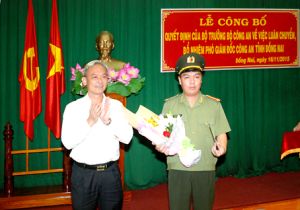 Trung tá Lê Hoàng Ngân được bổ nhiệm làm Phó giám đốc Công an tỉnh