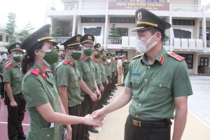 Tiếp nhận 300 học viên Học viện An ninh nhân dân tăng cường chống dịch tại Đồng Nai
