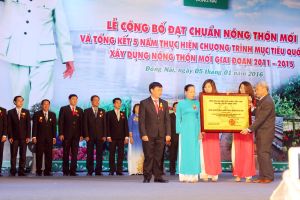 Lễ công bố huyện Thống Nhất đạt chuẩn nông thôn mới