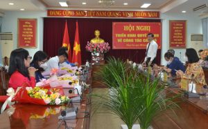 Trao quyết định bổ nhiệm cán bộ