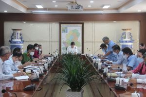 Giao ban Khối Nội chính quý IV năm 2021