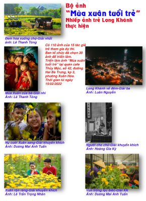 Trao 7 giải cuộc thi ảnh Mùa xuân tuổi trẻ 2022