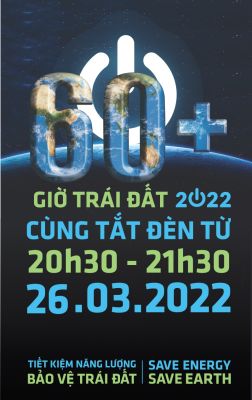 Giờ Trái đất năm 2022 diễn ra tối ngày 26-3