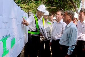 Tạo mọi điều kiện cho việc thi công cầu An Hảo