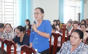 Nâng cao năng lực cho nữ ứng cử viên tiềm năng