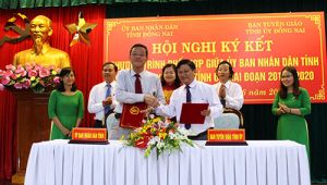 Ban Tuyên giáo Tỉnh ủy và UBND tỉnh ký kết Chương trình phối hợp