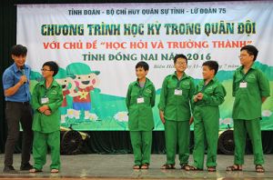 Khai mạc chương trình “Học kỳ trong Quân đội” cấp tỉnh năm 2016