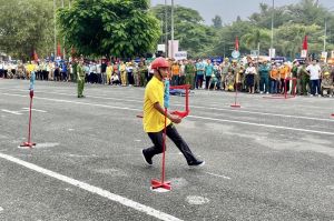 Hội thao kiểm tra nghiệp vụ lực lượng phòng cháy, chữa cháy tại chỗ