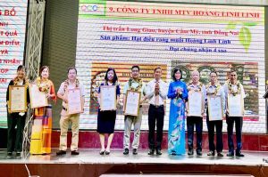 Toàn tỉnh có thêm 58 sản phẩm được công nhận OCOP