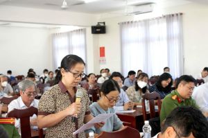 Hơn 2,6 ngàn cử tri tham dự các hội nghị tiếp xúc cử tri sau Kỳ họp thứ 4, Quốc hội khóa XV