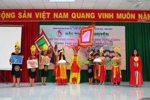 Hơn 500 học sinh tham gia Hội thi kể chuyện Thời đại Vua Hùng 2023