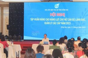 300 nữ lãnh đạo, quản lý được tập huấn nâng cao năng lực lãnh đạo, quản lý