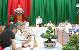 Tập trung chỉ đạo thực hiện tốt các công việc, đẩy nhanh tiến độ các công trình trọng điểm