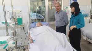 Thăm, hỗ trợ công nhân và người thân nạn nhân bị tai nạn lao động