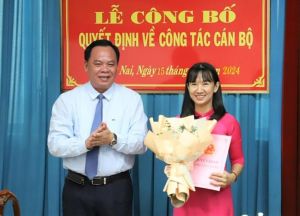 Đồng chí Đinh Thị Dạ Thảo được bổ nhiệm làm Phó Chánh Văn phòng UBND tỉnh