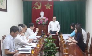 Họp trao đổi với các sở, ngành về việc vận động nguồn kinh phí xã hội hóa tổ chức Festival Khinh khí cầu