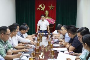 Phó Chủ tịch UBND tỉnh Hồ Văn Hà làm việc về một số dự án trên địa bàn tỉnh