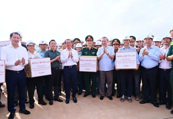 Tổng Bí thư Tô Lâm kiểm tra, làm việc tại Dự án Sân bay Long Thành