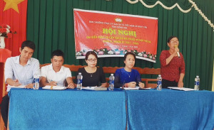 TỔ ĐẠI BIỂU SỐ 3 HĐND XÃ BÌNH TÂN TIẾP XÚC CỬ TRI THÔN LONG HƯNG 4