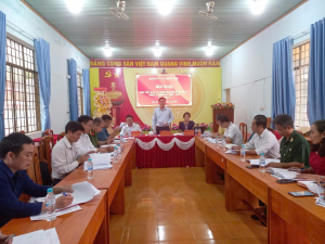 ĐẢNG BỘ XÃ BÌNH TÂN TỔ CHỨC HỘI NGHỊ HỌP TIỂU BAN VĂN KIỆN ĐẠI HỘI ĐẢNG BỘ XÃ KHÓA I, NHIỆM KỲ 2025–2030 (LẦN THỨ 3)