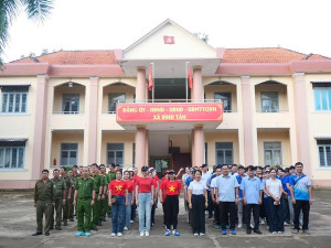 HÀO HỨNG CÙNG BƯỚC CHÂN “CÙNG VIỆT NAM TIẾN BƯỚC” TẠI XÃ BÌNH TÂN